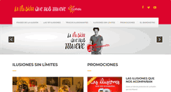 Desktop Screenshot of lailusionquenosmueve.com